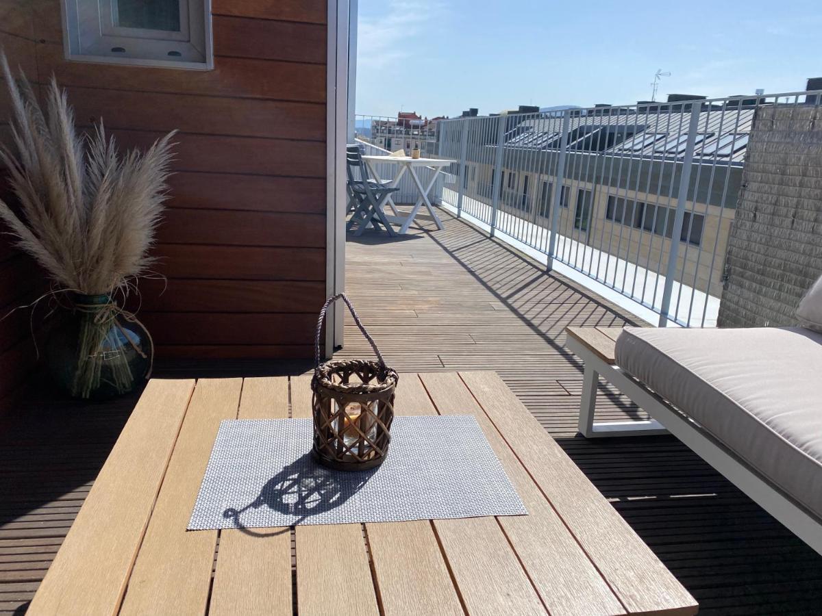 Atico Noa Con Terraza Y Parking Daire Pontevedra Dış mekan fotoğraf