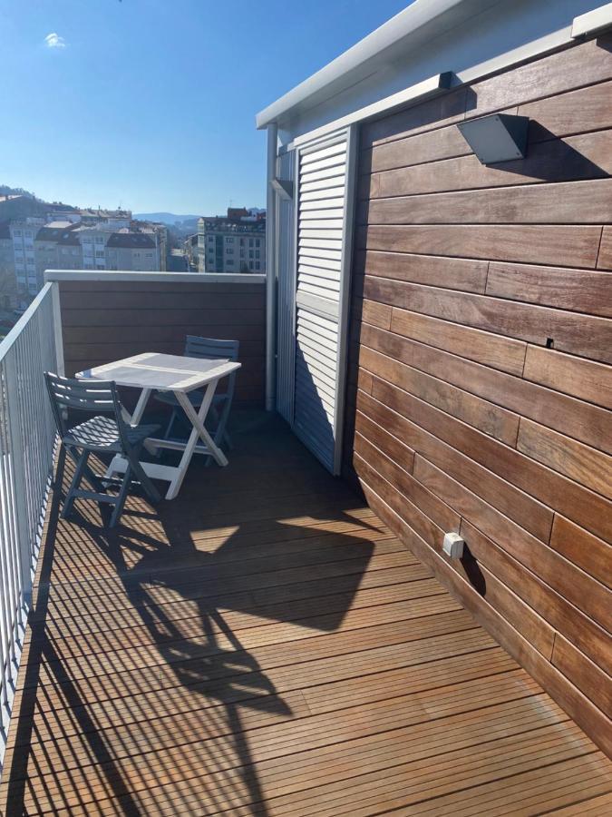 Atico Noa Con Terraza Y Parking Daire Pontevedra Dış mekan fotoğraf